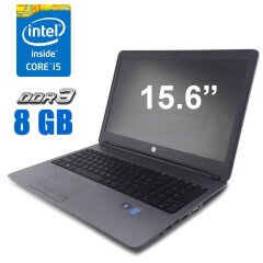 Ноутбук HP ProBook 650 G1 / 15.6" (1366x768) TN / Intel Core i5-4200U (2 (4) ядра по 1.6 - 2.6 GHz) / 8 GB DDR3 / 500 GB HDD / Intel HD Graphics 4400 / WebCam / DVD-RW