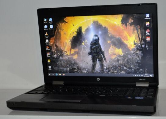 Ноутбук HP ProBook 6570b / 15.6" (1366x768) TN / Intel Core i3-3110M (2 (4) ядра по 2.4 GHz) / 4 GB DDR3 / 120 GB SSD / Intel HD Graphics 4000 / DVD-ROM / АКБ NEW / Windows 10 Pro