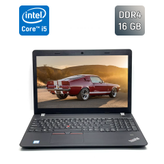Ноутбук Lenovo ThinkPad E570 / 15.6" (1920x1080) IPS / Intel Core i5-7200U (2 (4) ядра по 2.5 - 3.1 GHz) / 16 GB DDR4 / 250 GB SSD / Intel HD Graphics 620 / WebCam / TouchID