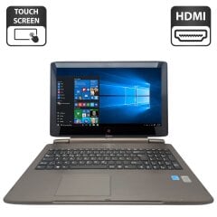 Ноутбук Medion S6214T / 15.6" (1920x1080) TN Touch / Intel Pentium N3540 (4 ядра по 2.16 - 2.66 GHz) / 4 GB DDR3 / 60 GB SSD + 500 GB HDD / Intel HD Graphics / WebCam / АКБ не держит