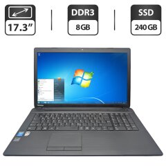 Ноутбук Toshiba Satellite Pro C70-B / 17.3" (1600x900) TN / Intel Core i5-4210U (2 (4) ядра по 1.7 - 2.7 GHz) / 8 GB DDR3 / 240 GB SSD / Intel HD Graphics 4400 / WebCam / DVD-ROM