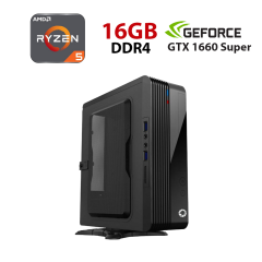 Новый игровой ПК Forsage ST-103-2U3 Tower / AMD Ryzen 5 5500 (6 (12) ядер по 3.6 - 4.2 GHz) / 16 GB DDR4 / 480 GB SSD / nVidia GeForce GTX 1660 Super, 6 GB GDDR6, 192-bit