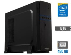 Компьютер DTOP Business i695 SSD Tower / Intel Core i5-4590 (4 ядра по 3.3 - 3.7 GHz) / 16 GB DDR3 / 480 GB SSD / Intel HD Graphics 4600 / 400W / DVI