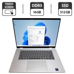 Ультрабук-трансформер HP OmniBook 7 Flip 16-au0017nr 2-in-1 / 16" (1920x1200) IPS Touch / Intel Core Ultra 5 226V (8 ядер по 2.1 - 4.5 GHz) / 16 GB DDR5 / 512 GB SSD / Intel Arc 130V Graphics / WebCam