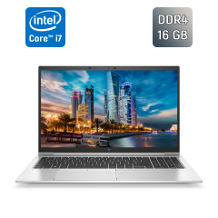 Ультрабук Б-класс HP EliteBook 850 G8 / 15.6" (1920x1080) IPS / Intel Core i7-1185G7 (4 (8) ядра по 3.0 - 4.8 GHz) / 16 GB DDR4 / 512 GB SSD / Intel Iris Xe Graphics / WebCam / TouchID / Windows 10