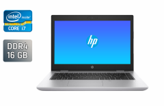Ультрабук Б-клас HP ProBook 640 G5 / 14" (1920x1080) IPS / Intel Core i7-8565U (4 (8) ядра по 1.8 - 4.6 GHz) / 16 GB DDR4 / 256 GB SSD / Intel UHD Graphics / WebCam / Fingerprint