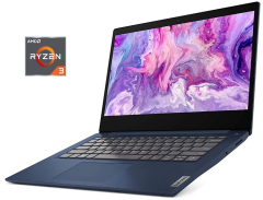 Ультрабук Б-класс Lenovo IdeaPad 3 14ADA05 / 14" (1920x1080) TN / AMD Ryzen 3 3250U (2 (4) ядра по 2.1 - 3.5 GHz) / 8 GB DDR4 / 256 GB SSD / AMD Radeon RX Vega 3 / WebCam