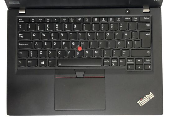 Ультрабук Б-клас Lenovo ThinkPad X390 / 13.3" (1920x1080) IPS Touch / Intel Core i5-8365U (4 (8) ядра по 1.6 - 4.1 GHz) / 16 GB DDR4 / 256 GB SSD / Intel UHD Graphics / WebCam / Win 10 Pro Ультрабук Б-клас Lenovo ThinkPad X390 / 13.3" (1920x1080) IPS Touch / Intel Core i5-8365U (4 (8) ядра по 1.6 - 4.1 GHz) / 16 GB DDR4 / 256 GB SSD / Intel UHD Graphics / WebCam / Win 10 Pro