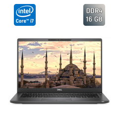Ультрабук Dell Latitude 7400 / 14" (1920x1080) IPS / Intel Core i5-8365U (4 (8) ядра по 1.6 - 4.1 GHz) / 16 GB DDR4 / 256 GB SSD / Intel UHD Graphics / WebCam / HDMI