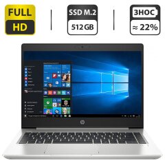 Ультрабук HP ProBook 445 G7 / 14" (1920x1080) IPS / AMD Ryzen 5 4500U (6 ядер по 2.3 - 4.0 GHz) / 32 GB DDR4 / 512 GB SSD M.2 / AMD Radeon RX Vega 6 / WebCam / HDMI / USB Type-C / Windows 10 Pro