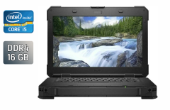 Защищенный ноутбук Dell Latitude 5424 Rugged / 14" (1920x1080) IPS / Intel Core i5-8350U (4 (8) ядра по 1.7 - 3.6 GHz) / 16 GB DDR4 / 512 GB SSD / Intel UHD Graphics 620 / WebCam / Windows 10