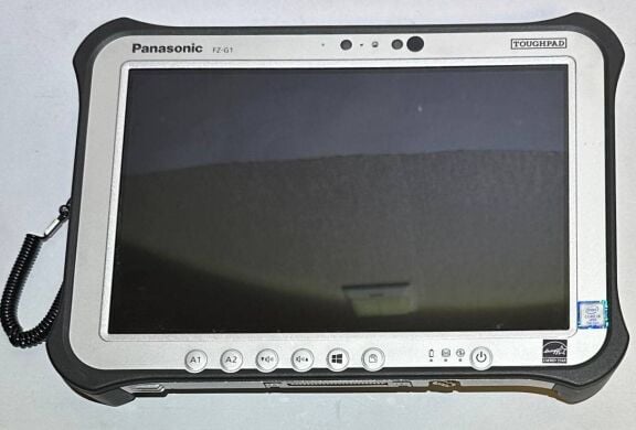 Захищений планшет Panasonic Toughpad FZ-G1 / 10.1" (1920x1200) IPS Touch / Intel Core i5-7300U (2 (4) ядра по 2.6 - 3.5 GHz) / 8 GB DDR3 / 256 GB SSD / Intel HD Graphics 620 / WebCam