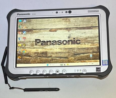 Захищений планшет Panasonic Toughpad FZ-G1 / 10.1" (1920x1200) IPS Touch / Intel Core i5-7300U (2 (4) ядра по 2.6 - 3.5 GHz) / 8 GB DDR3 / 256 GB SSD / Intel HD Graphics 620 / WebCam