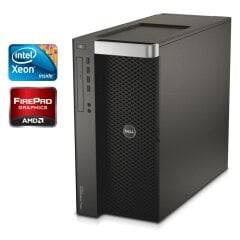 Рабочая станция Dell Precision T7610 Tower / Intel Xeon E5-2670 v2 (10 (20) ядер по 2.5 - 3.3 GHz) / 32 GB DDR3 / 256 GB SSD / AMD FirePro W5100, 4 GB GDDR5, 128-bit