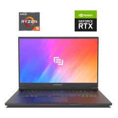 Ігровий ультрабук MainGear Vector Pro MG-VCP17A-3080 / 17.3" (1920x1080) IPS / AMD Ryzen 9 5900HX (8 (16) ядер по 3.3 - 4.6 GHz) / 32 GB DDR4 / 1000 GB SSD NVMe / nVidia GeForce RTX 3080, 16 GB GDDR6, 256-bit / WebCam