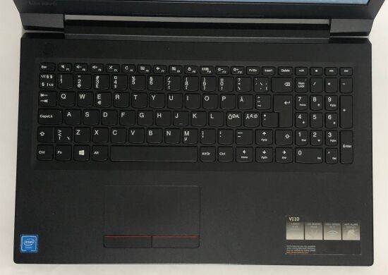 Ноутбук Lenovo IdeaPad V110-15IAP / 15.6" (1366x768) TN / Intel Celeron N3350 (2 (4) ядра по 1.1 - 2.4 GHz) / 8 GB DDR3 / 128 GB SSD / Intel HD Graphics 500 / WebCam / DVD-ROM