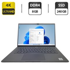Ультрабук Б-клас Dell Latitude 7410 / 14" (3840x2160) IPS / Intel Core i5-10310U (4 (8) ядра по 1.7 - 4.4 GHz) / 8 GB DDR4 / 240 GB SSD / Intel UHD Graphics / WebCam