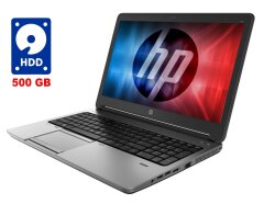 Ноутбук Б-клас HP ProBook 650 G1 / 15.6" (1920x1080) IPS / Intel Core i3-4100M (2 (4) ядра по 2.5 GHz) / 8 GB DDR3 / 500 GB HDD / Intel HD Graphics 4600 / WebCam / DVD-ROM / Win 10 Pro
