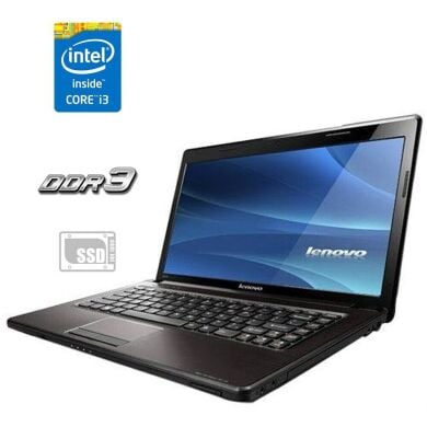 Ноутбук Lenovo G570 / 15.6" (1366x768) TN / Intel Core i3-2350M (2 (4) ядра по 2.3 GHz) / 4 GB DDR3 / 120 GB SSD / AMD Radeon HD 6370M, 1 GB GDDR3, 128-bit / WebCam Ноутбук Lenovo G570 / 15.6" (1366x768) TN / Intel Core i3-2350M (2 (4) ядра по 2.3 GHz) / 4 GB DDR3 / 120 GB SSD / AMD Radeon HD 6370M, 1 GB GDDR3, 128-bit / WebCam