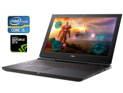 Ігровий ноутбук Б-клас Dell Inspiron 15 7000 / 15.6" (1920x1080) TN / Intel Core i5-7300HQ (4 ядра по 2.5 - 3.5 GHz) / 16 GB DDR4 / 128 GB SSD + 1000 HDD / nVidia GeForce GTX 1050, 4 GB GDDR5, 128-bit / WebCam / Win 11 Home
