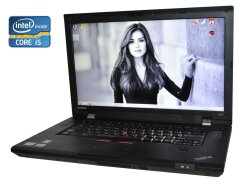 Ноутбук A-класс Lenovo ThinkPad L520 / 15.6" (1366x768) TN / Intel Core i5-2410M (2 (4) ядра по 2.3 - 2.9 GHz) / 4 GB DDR3 / 128 GB SSD / Intel HD Graphics 3000 / WebCam / DVD-RW / Win 10 Pro