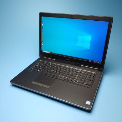 Мобільна робоча станція Dell Precision 7720 / 17.3" (1920x1080) IPS / Intel Core i7-6820HQ (4 (8) ядра по 2.7 - 3.6 GHz) / 32 GB DDR4 / 240 GB SSD / nVidia Quadro P3000, 6 GB GDDR5, 192-bit / WebCam / Win 10 Pro