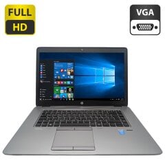 Ноутбук HP EliteBook 850 G2 / 15.6" (1920x1080) TN / Intel Core i5-5300U (2 (4) ядра по 2.3 - 2.9 GHz) / 8 GB DDR3 / 500 GB HDD / Intel HD Graphics 5500 / WebCam