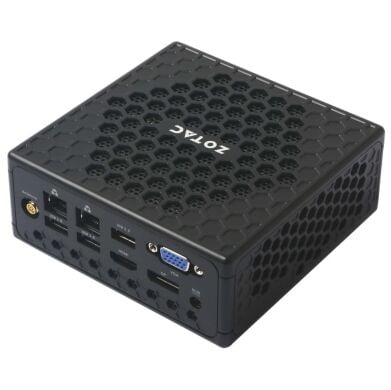 Неттоп Zotac ZBOX CI329 Nano USFF / Intel Celeron N4100 (4 ядра по 1.1 - 2.4 GHz) / 4 GB DDR4 / 120 GB SSD / Intel UHD Graphics 600