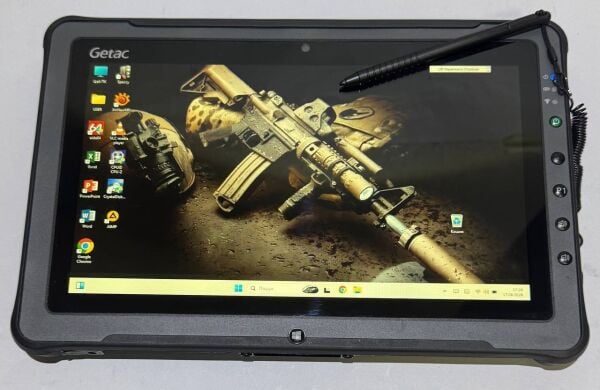 Защищенный планшет Getac F110 G144 / 11.6" (1366x768) TN Touch / Intel Core M-5Y71 (2 (4) ядра по 1.2 - 2.9 GHz) / 8 GB DDR3 / 500 GB SSD / Intel HD Graphics 5300 / WebCam