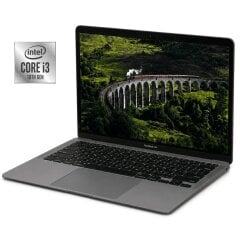 Ультрабук Apple MacBook Air 13 2020 / 13.3'' (2560x1600) IPS / Intel Core i3-1000G4 (2 (4) ядра по 1.1 - 3.2 GHz) / 8 GB DDR4 / 256 GB SSD / Intel Iris Plus Graphics / WebCam / MacOS