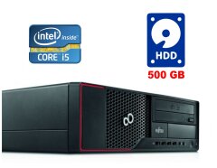 ПК Fujitsu Esprimo E900 E85+ SFF / Intel Core i5-2400 (4 ядра по 3.1 - 3.4 GHz) / 8 GB DDR3 / 500 GB HDD / Intel HD Graphics 2000 / DVD-ROM