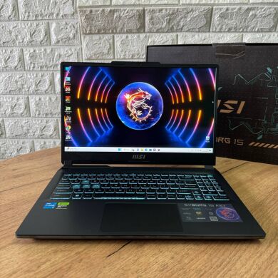 Новый игровой ноутбук MSI Cyborg 15 A12VE / 15.6" (1920x1080) IPS / Intel Core i5-12450H (8 (12) ядер по 3.3 - 4.4 GHz) / 8 GB DDR5 / 512 GB SSD / nVidia GeForce RTX 4050, 6 GB GDDR6, 96-bit / WebCam