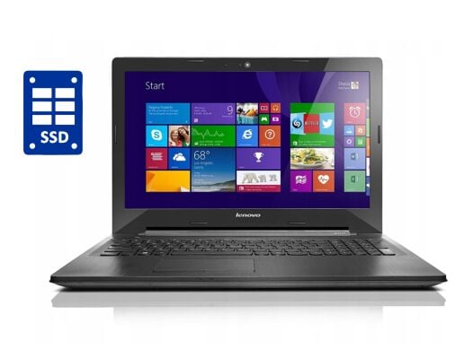 Ноутбук Lenovo G50-45 / 15.6" (1366x768) TN / AMD QC-4000 (4 ядра по 1.3 GHz) / 8 GB DDR3 / 240 GB SSD / AMD Radeon HD 8280 Graphics / WebCam / DVD-RW