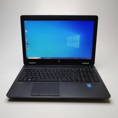 Мобільна робоча станція Б-клас HP ZBook 15 G2 / 15.6" (1920x1080) TN / Intel Core i7-4810MQ (4 (8) ядра по 2.8 - 3.8 GHz) / 8 GB DDR3 / 240 GB SSD / nVidia Quadro K1100M, 2 GB GDDR5, 128-bit / WebCam / DVD-ROM / Win 10 Pro