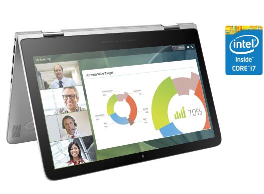 Ультрабук-трансформер HP Spectre x360 G1 Convertible / 13.3" (2560x1440) IPS / Intel Core i7-5600U (2 (4) ядра по 2.6 - 3.2 GHz) / 8 GB DDR3 / 256 GB SSD / Intel HD Graphics 5500 / WebCam / Win 10 Pro Ультрабук-трансформер HP Spectre x360 G1 Convertible / 13.3" (2560x1440) IPS / Intel Core i7-5600U (2 (4) ядра по 2.6 - 3.2 GHz) / 8 GB DDR3 / 256 GB SSD / Intel HD Graphics 5500 / WebCam / Win 10 Pro