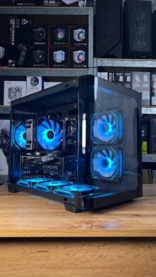 Сборка под заказ: новый игровой ПК AeroCool P300C-G-BK-v1 Tower / AMD Ryzen 7 7700 (8 (16) ядер по 3.8 - 5.3 GHz) / 32 GB DDR5 / 1000 GB SSD M.2 / nVidia GeForce RTX 5070, 12 GB GDDR7, 192-bit / 750W