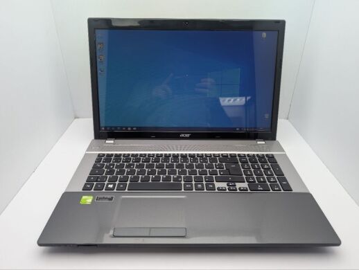 Ноутбук Acer Aspire V3-771G / 17.3" (1600x900) TN / Intel Core i7-2620M (2 (4) ядра по 2.7 - 3.4 GHz) / 8 GB DDR3 / 60 GB SSD + 1000 GB HDD / nVidia GeForce 710M, 2 GB GDDR3, 64-bit / WebCam / DVD-ROM