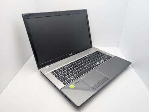 Ноутбук Acer Aspire V3-771G / 17.3" (1600x900) TN / Intel Core i7-2620M (2 (4) ядра по 2.7 - 3.4 GHz) / 8 GB DDR3 / 60 GB SSD + 1000 GB HDD / nVidia GeForce 710M, 2 GB GDDR3, 64-bit / WebCam / DVD-ROM