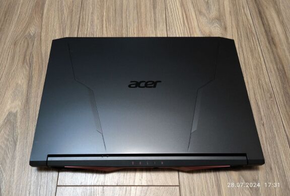 Игровой ноутбук Acer Nitro 5 AN515-46 / 15.6" (1920x1080) IPS / AMD Ryzen 7 5800H (8 (16) ядер по 3.2 - 4.4 GHz) / 16 GB DDR4 / 512 GB SSD M.2 / nVidia GeForce RTX 3070, 8 GB GDDR6, 256-bit / WebCam