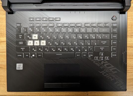 Игровой ноутбук Б-класс Asus Rog Strix G512LW / 15.6" (1920x1080) IPS / Intel Core i7-10750H (6 (12) ядер по 2.6 - 5.0 GHz) / 16 GB DDR4 / 512 GB SSD / nVidia GeForce RTX 2070, 8 GB GDDR6, 256-bit / WebCam / Windows 10