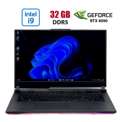 Ігровий ноутбук Б-клас Asus ROG Strix G733PYV-XH97 / 17.3" (2560x1440) IPS / AMD Ryzen 9 7945HX (16 (32) ядер по 2.5 - 5.4 GHz) / 32 GB DDR5 / 960 GB SSD / nVidia GeForce RTX 4090, 16 GB GDDR6, 256-bit / WebCam