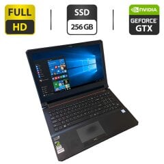 Ігровий ноутбук Clevo N155RDi / 15.6" (1920x1080) TN / Intel Core i7-6700HQ (4 (8) ядра по 2.6 - 3.5 GHz) / 16 GB DDR3 / 256 GB SSD / nVidia GeForce GTX 960, 2 GB GDDR5, 128-bit / WebCam