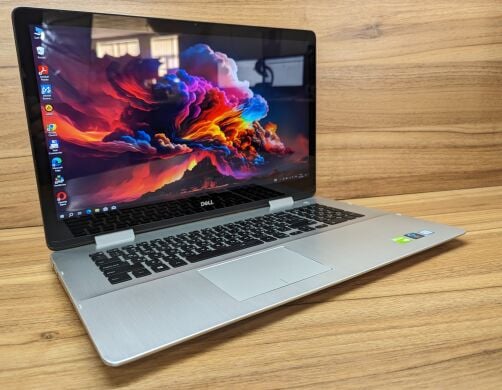 Ігровий ноутбук Dell Inspiron 7786 / 17.3" (1920x1080) IPS Touch / Intel Core i7-8565U (4 (8) ядра по 1.8 - 4.6 GHz) / 16 GB DDR4 / 256 GB SSD + 500 GB HDD / nVidia GeForce MX150, 2 GB GDDR5, 64-bit / WebCam / Windows 10 Ігровий ноутбук Dell Inspiron 7786 / 17.3" (1920x1080) IPS Touch / Intel Core i7-8565U (4 (8) ядра по 1.8 - 4.6 GHz) / 16 GB DDR4 / 256 GB SSD + 500 GB HDD / nVidia GeForce MX150, 2 GB GDDR5, 64-bit / WebCam / Windows 10
