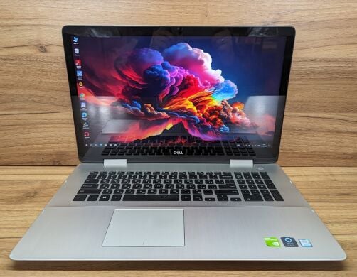 Ігровий ноутбук Dell Inspiron 7786 / 17.3" (1920x1080) IPS Touch / Intel Core i7-8565U (4 (8) ядра по 1.8 - 4.6 GHz) / 16 GB DDR4 / 256 GB SSD + 500 GB HDD / nVidia GeForce MX150, 2 GB GDDR5, 64-bit / WebCam / Windows 10 Ігровий ноутбук Dell Inspiron 7786 / 17.3" (1920x1080) IPS Touch / Intel Core i7-8565U (4 (8) ядра по 1.8 - 4.6 GHz) / 16 GB DDR4 / 256 GB SSD + 500 GB HDD / nVidia GeForce MX150, 2 GB GDDR5, 64-bit / WebCam / Windows 10