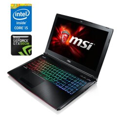 Игровой ноутбук MSI Apache Pro GE62 6QC / 15.6" (1920x1080) TN / Intel Core i5-6300HQ (4 ядра по 2.3 - 3.2 GHz) / 16 GB DDR4 / 512 GB SSD / nVidia GeForce GTX 960M, 2 GB GDDR5, 128-bit / WebCam