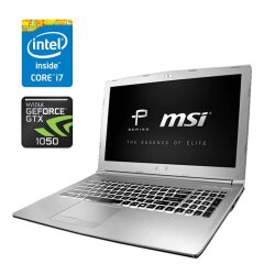 Игровой ноутбук MSI PL60 7RD-013US / 15.6" (1920x1080) IPS / Intel Core i7-7500U (2 (4) ядра по 2.7 - 3.5 GHz) / 16 GB DDR4 / 120 GB SSD + 1000 GB HDD / nVidia GeForce GTX 1050, 2 GB GDDR5, 128-bit / WebCam 