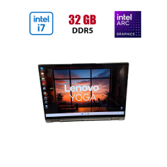 Ігровий ультрабук-трансформер Б-клас Lenovo Yoga 7i 16IAH7 / 15.6" (2560x1600) IPS Touch / Intel Core i7-12700H (14 (20) ядер по 3.5 - 4.7 GHz) / 32 GB DDR5 / 1000 GB SSD NVMe / Intel Arc A370M, 4 GB GDDR6, 64-bit / WebCam