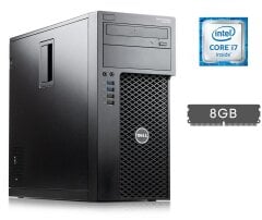 Компьютер Dell Precision 3620 Tower / Intel Core i7-6700 (4 (8) ядра по 3.4 - 4.0 GHz) / 8 GB DDR4 / no HDD / Intel HD Graphics 530 / 290W / DVD-RW / DisplayPort / HDMI