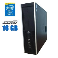 Компьютер HP Compaq 6200 Pro SFF / Intel Core i5-2300 (4 ядра по 2.8 - 3.1 GHz) / 16 GB DDR3 / 480 GB SSD / Intel HD Graphics 2000 / DVD-RW