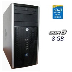 Компьютер HP Compaq 8200 Elite Tower / Intel Core i5-2400S (4 ядра по 2.5 - 3.3 GHz) / 8 GB DDR3 / 320 GB HDD / Intel HD Graphics 2000